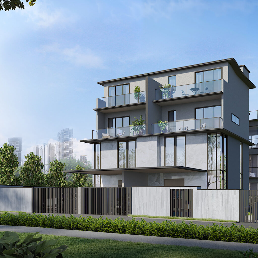 Brand New 3.5+M+B Storey Semi-D @ Chancery Hill Road, Semi-Detached in Singapore